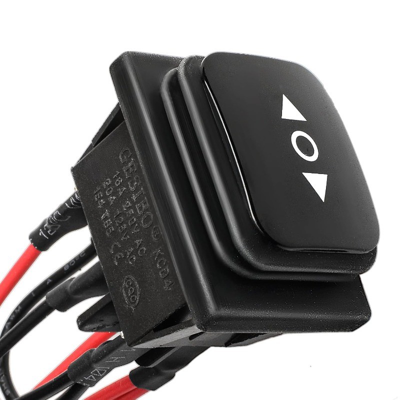 12V 10A 6Pin 3-Position Momentary Rocker Switch Waterproof Polarity Reverse KCD4