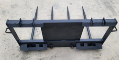 New Skid Steer JCT Four Spear Hay Bale Spear Attachment Bobcat CAT CASE Deere