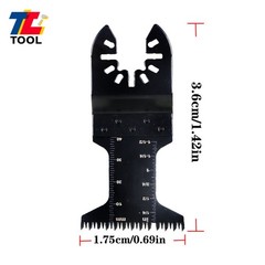 48 Pack Bi-Metal Oscillating Multi Tool Saw Blades 24Pcs 1-3/8 & 24Pcs 1-3/4
