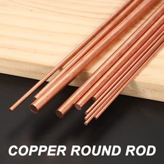 3Pcs 99.99% Pure Copper Round Rod, 1.6mm / 0.06″ Dia 12.6″ Length for DIY