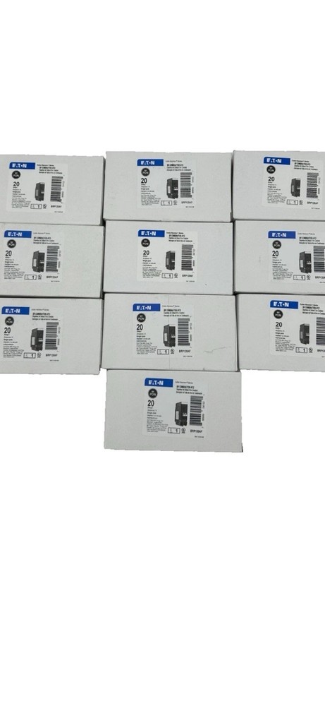 10PCS CUTLER HAMMER EATON BRP120AF 20A AFCI PLUG ON NEUTRAL (no wire) NEW IN BOX
