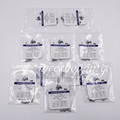 4 Pcs 1 Pack Dental Orthodontic 1st Molar Bracket Buccal Tube Bondable Roth 022