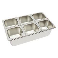 Party Fruit Seafood Buffet Tray Ice Food Serving Display Tray w/ Roll Top Cove
