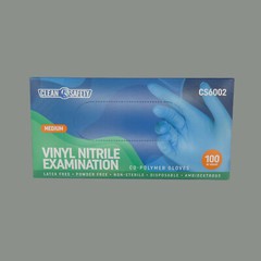 Vinyl Nitrile Co-Polymer Examination Gloves (4 MIL), 100/box