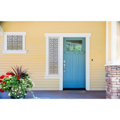 31 In. X 15.5 In. X 3.125 In. Frameless Wave Pattern Non-Vented Glass Block Wind