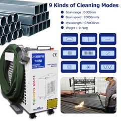1500W Handheld Fiber Laser Cleaning Machine For Cleaning Rust/Oil/Paint Remove