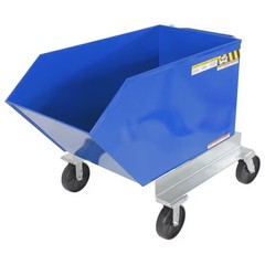 Portable Hopper, Steel, 1/2 Cu. Yd, 2000Lb., P-Hop-0.5