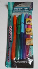 48 New PROMARX Fashion Sticks BALLPOINT PENS – 6 Colors – Comfort Grip
