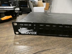 Tekvox TEK 902-HD Presentation Switcher Switch 902HD HDMI VGA S-Video A/V