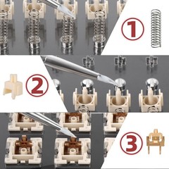 GPL 205 G0 and GPL 105 for Mechanical Keyboard Switches Lube and Springs, Key…
