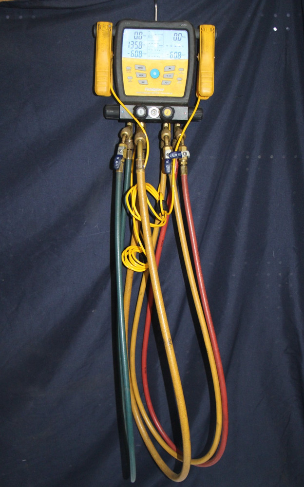 Fieldpiece SM480V SMAN Wireless 4‑Port Digital Refrigerant Manifold W/ Hose