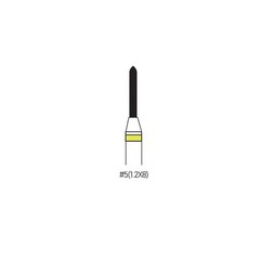 Dental Diamond Burs Extra Fine HP 2.35mm | Lab Rotary Burs #1-#5 | 5pcs Pack