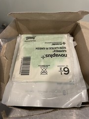 NovaPlus V20685265 Ansell Gammex PI Green Glove Sz 6.5 41 Pair Polyisoprene NEW!