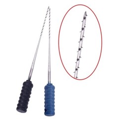 5 Packs Dental Broaches Barbed Endo Needles Files Endo Root Canal 25mm 20-60#