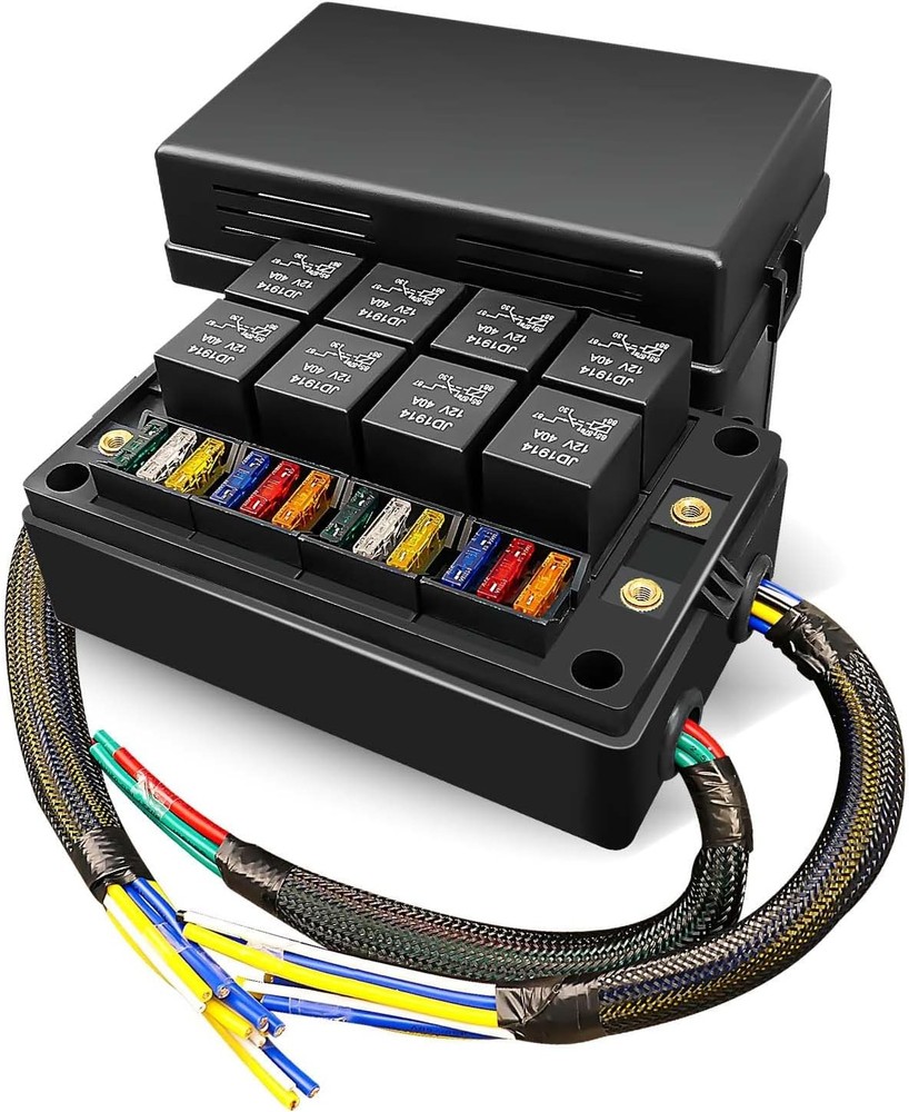 Durable Nylon Housing, Removable Slots, Pre-Wired for Easy Installation