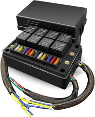 Durable Nylon Housing, Removable Slots, Pre-Wired for Easy Installation