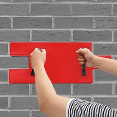 Concrete Wall Formwork Stamp Cement Textured Slate Pad for Concrete Decorative