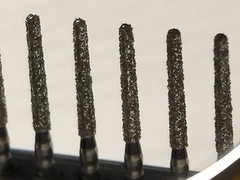 Diamond Burs 50×199-856-015sXC extra course 1.6 mm Diameter 10mm Cutting Length.