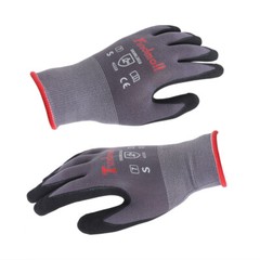 Safety Work Gloves MicroFoam Nitrile Coated Foam Gloves S-Size/3 Pairs