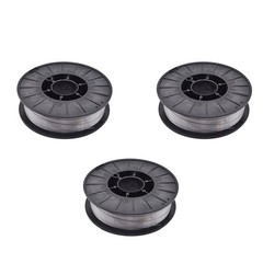 3 Pack Spool E71T-GS 0.035In Gasless Flux Core Mild Steel MIG Welding Wire 10Lb