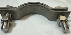 LOT OF 5 FNW 7020S 2 in. 1040 lb. 304 Stainless Steel Medium Split Pipe Clamp
