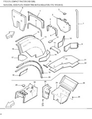 1710 Compact Utility Tractor Service Parts Catalog Ford 3 Cylinder Diesel