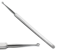 6 Pcs Meyhoefer Chalazion Ear Curette #-1,#0,#1,#2,#3,#4 Surgical ENT Instrument