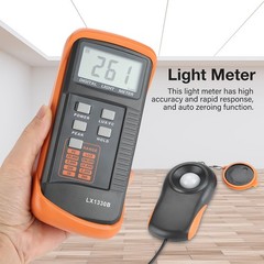 LX1330B Digital Luxmeter LCD Display Light Meter 0-200 000 Testing