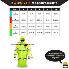 KwikSafety TORRENT | High Visibility ANSI Class 3 Safety Trench Coat