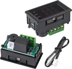 4Pcs DC 12V Electronic Temperature Controller Programmable -50 to 110 ℃ Heating/