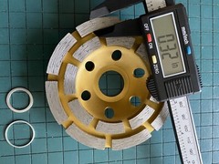 4”Grinding Cup Disc Wheel Angle Grinder 16Segs B Floor Concrete Cement Gro