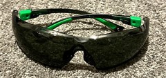NoCry Work & Sports Safety Sunglasses Green Tinted Scratch Resistant Lenses UV