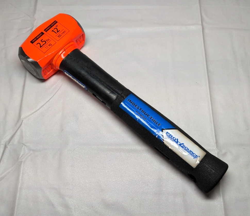 PRO-SOURCE Steel Head Sledge Hammer 2-1/2LB PSCHID/2.5/12