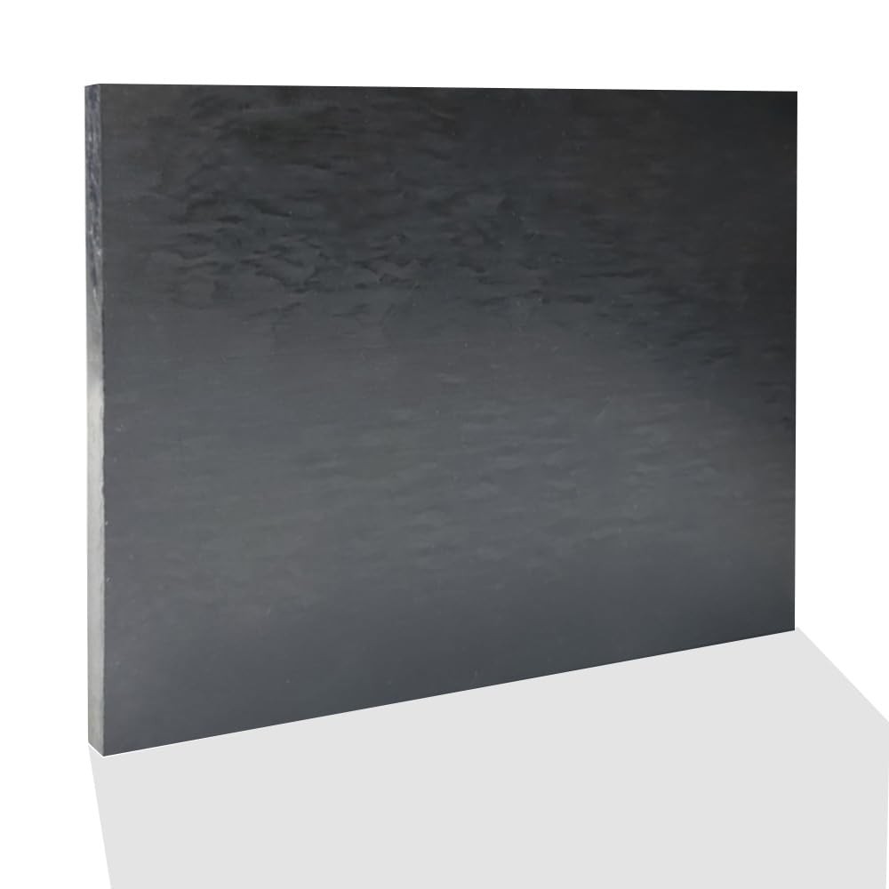 Delrin/Acetal Copolymer Plastic Sheet 1″ Thick – 8″ x 12″ Black POM Plastic B…