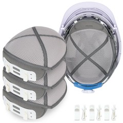 3 Pack Hard Hat Sweatband Liner – Cooling Mesh Inserts for Safety Helmets, Washa
