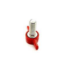 M8 x 1.25mm Thumb Screw T Bolts Red Tee Wing Plastic Clamping Knob 8mm 4-12 Pack