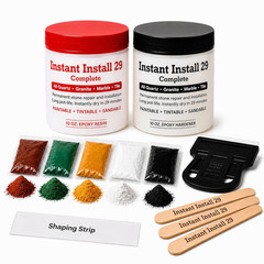 Instant Install 29 Complete – 20 Oz Epoxy Permanent Repair Kit with Ez-Tint 10