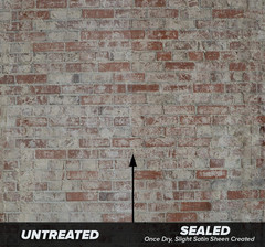 Interior/Exterior Brick Sealer, Satin Sheen – Clear Water Based Acrylic Seale…