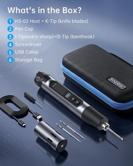 FNIRSI HS-03 Cordless Soldering Iron Kit, 2600mAh Battery Portable Soldering…