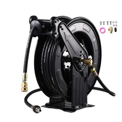 Heavy Duty 4000 PSI Power Washer Hose Reel 3/8″ x 15M Jet Wash