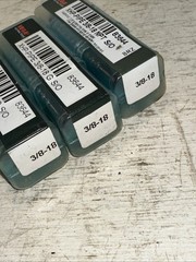 Lot Of 3 New Vega Cutting Tools 3/8”-18 XHP-pipe G S/O Spiral Taps 83644 NOS