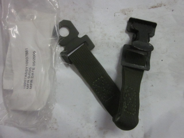 QTY 2 MILITARY 8281715 NYLON STRAP METAL BUCKLE & END CLIP ATV 10937881 19207