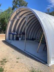 Prefab Steel Building 40ft W X 20ft L | Q-Model Quonset Hut Kit FREE SHIPPING