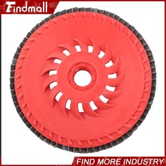 Findmall 10 PCS 4-1/2″ x 7/8″ 40 Grits Type 29 Ceramic Grain Flap Sanding Discs