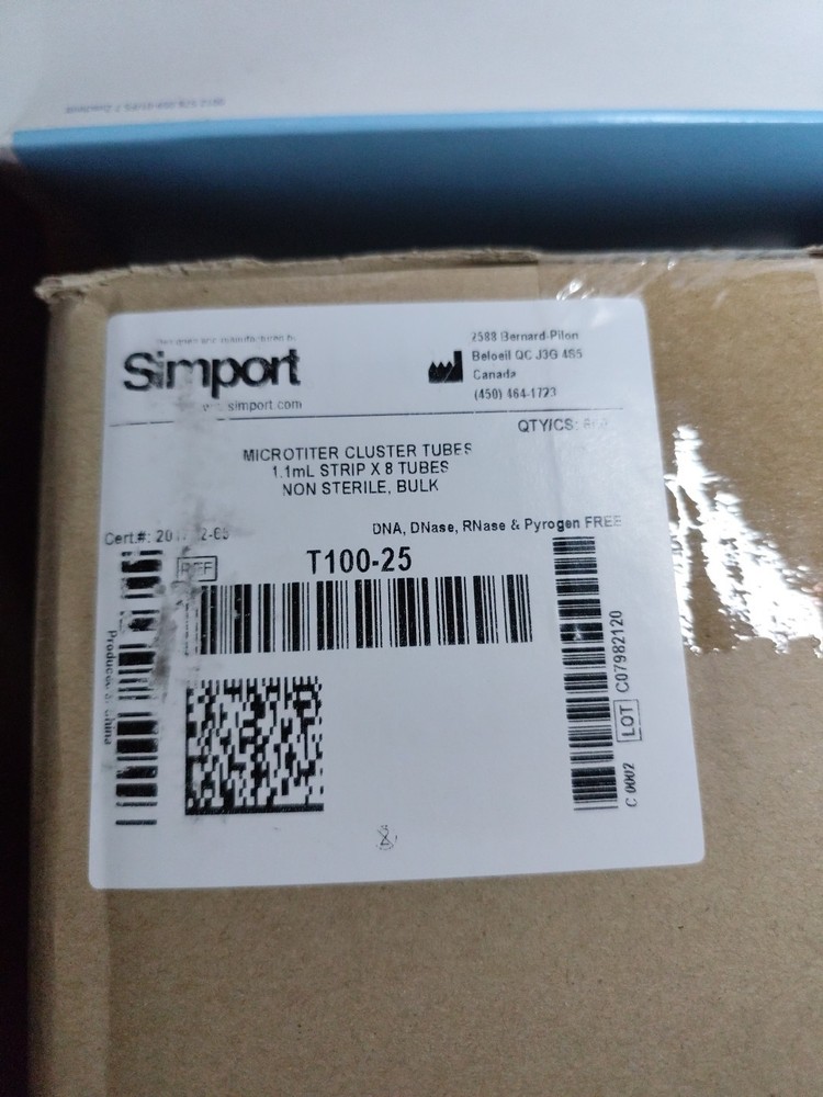 Simport Scientific T100-25 BioTube Cluster Tubes 1.1 mL, polypropylene