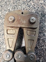 Vintage NICOPRESS 51-C-887 Oval C Crimping Tool National Telephone Supply Co.