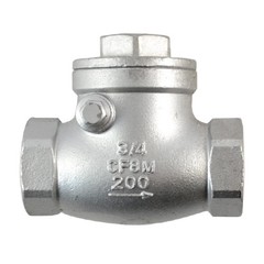 1/2“ – 2” 3/4″ Swing one-way Check Valve Stainless Steel NPT Thread US SHIPPING