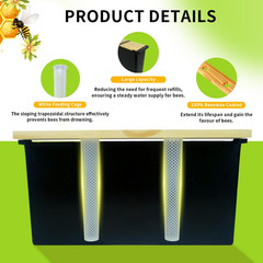 Bee Hive Frame Feeder 2 Pack 6.5L Beehive Feeder Deep Box Beekeeping