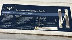 ASSA ABLOY EL-CEPT Concealed Electrical Power Transfer US32D 5KZU8 New