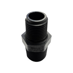 Banjo Poly Reducer Nipple Pipe Fitting 3/4″ MNPT X 1/2″ MNPT – RN075-050